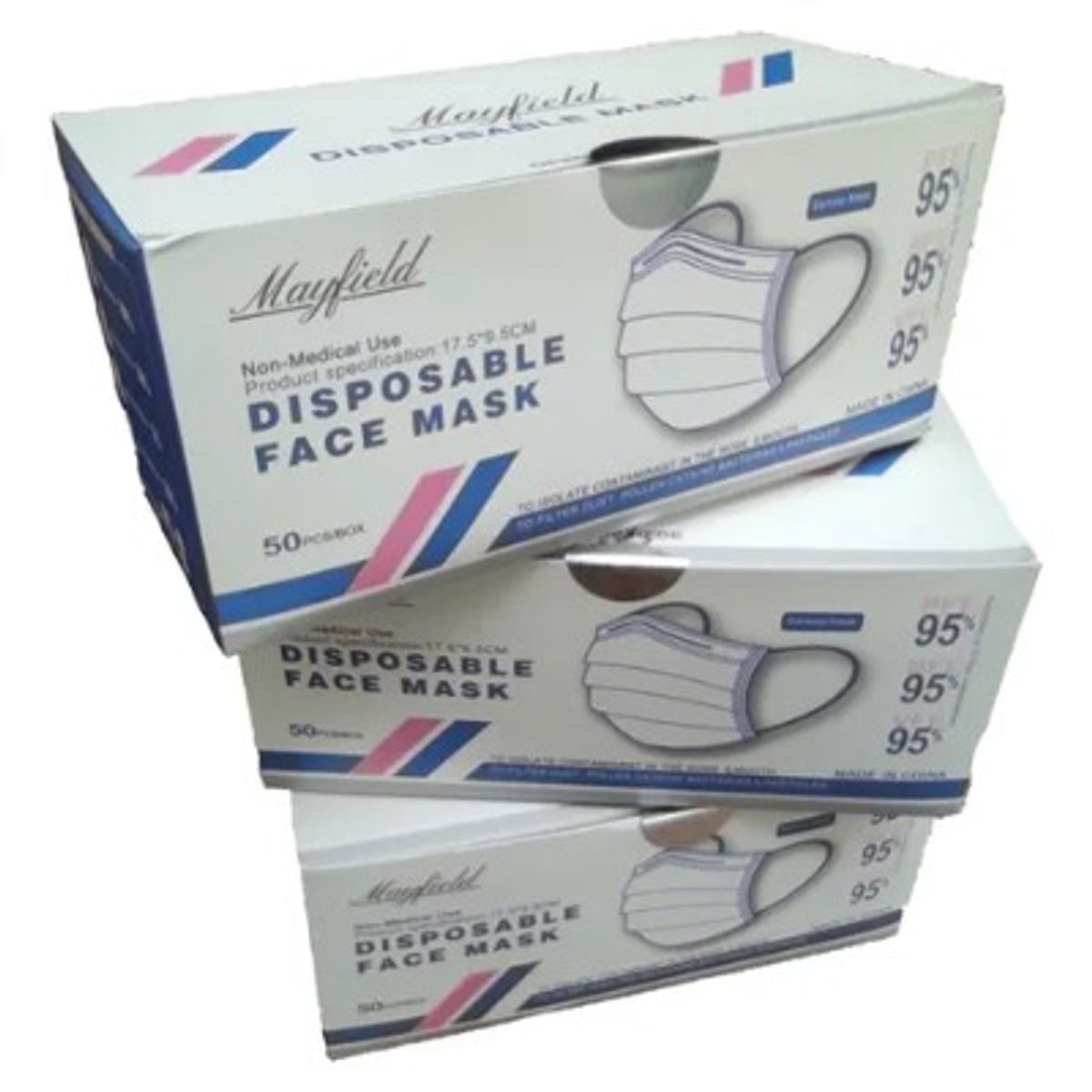 GENERICO - CAJA DE TAPABOCAS X 100 UDS
