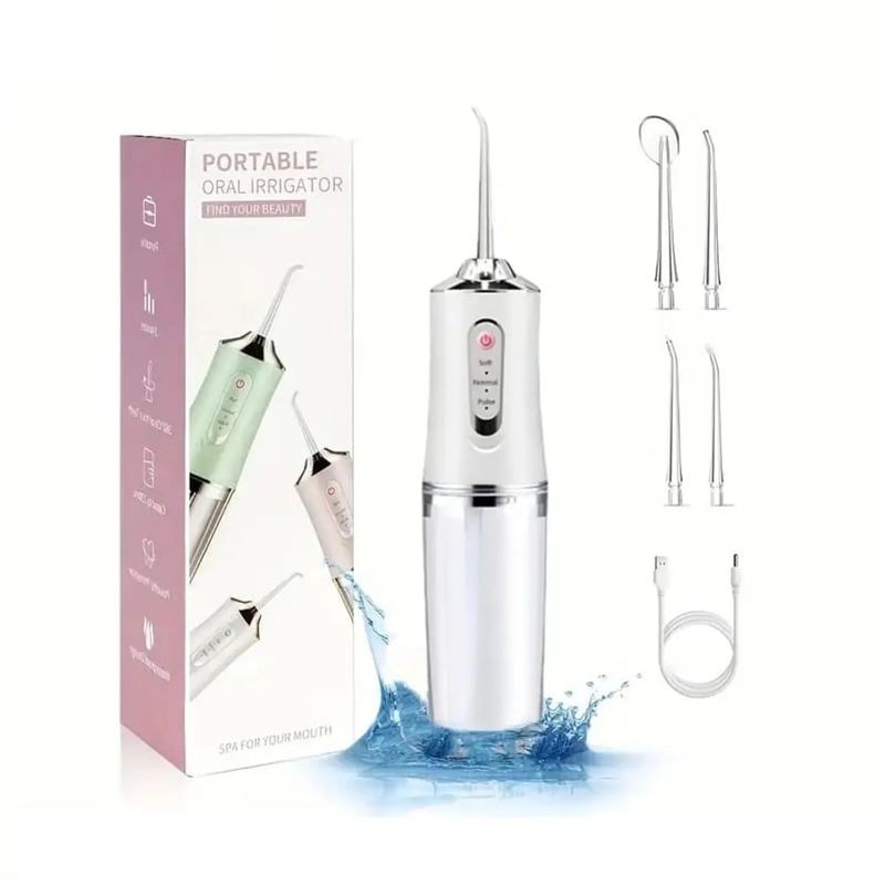 GENERICO - Irrigador Oral Recargable Limpiador Dental Higiene Cuidado