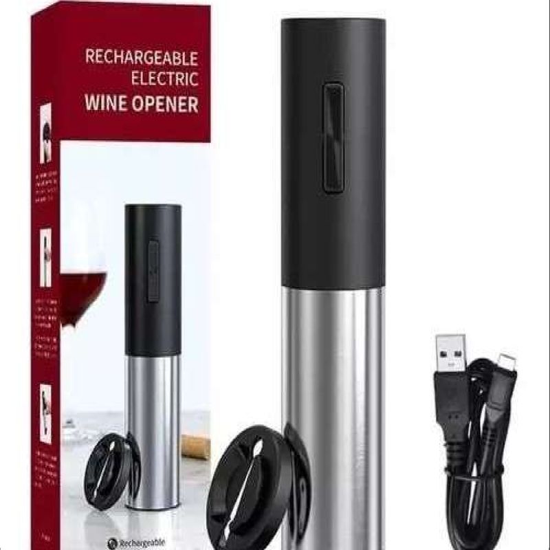 GENERICO - Descorchador Vino Recargable Saca Corcho  Electrico Usb