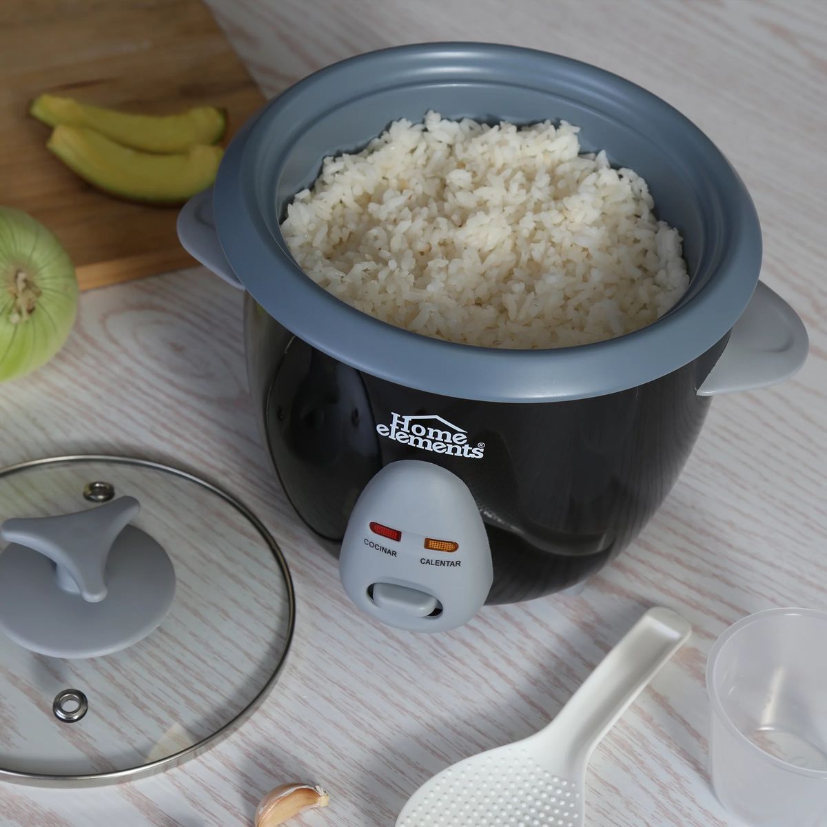 HOME ELEMENTS - Olla Arrocera 1 Lt Negra