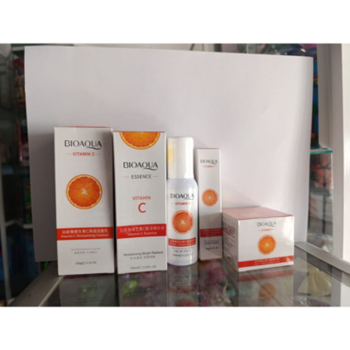 BIOAQUA - Kit Facial Vitamina C x5 - Naranja