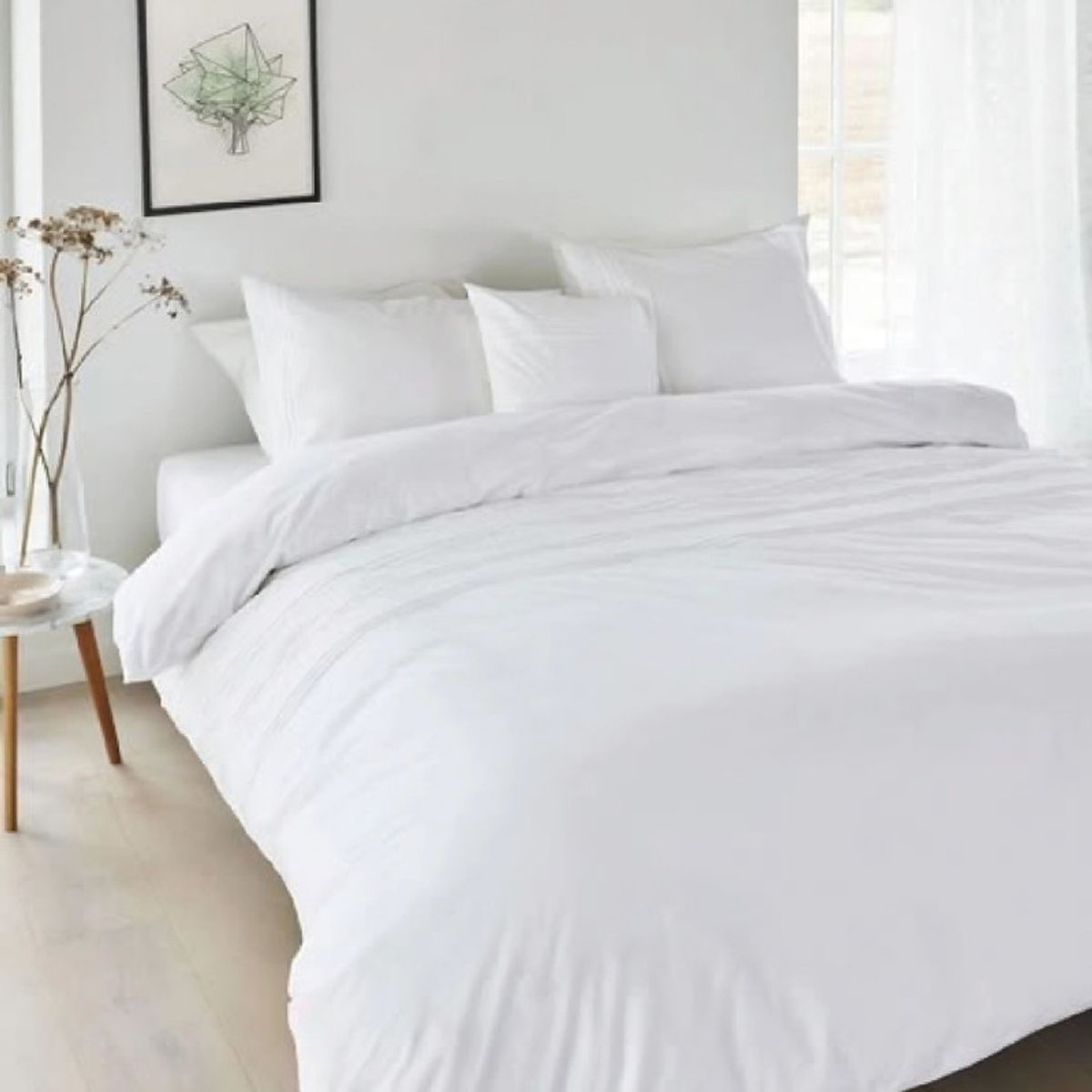 MY HOME STORE - Funda Unicolor Conttont Blanco KG