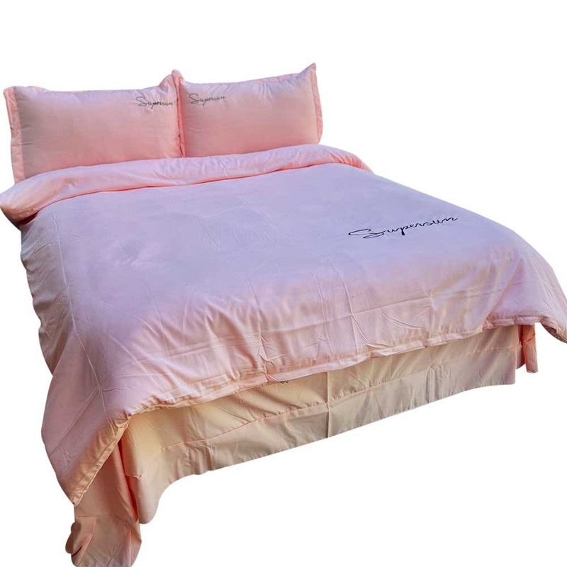 MY HOME STORE - Funda Duvet Microfibra Bordado Sampson Rosado
