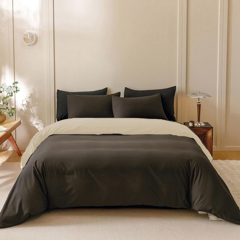 MY HOME STORE - Duvet Bicolor Café - Camel K