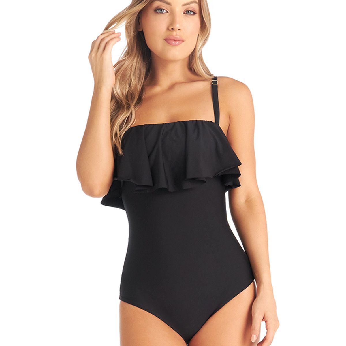 CHAMELA - Vestido De Baño Entero Negro  30735