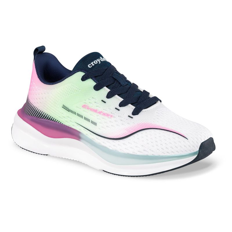 CROYDON - Tenis Running Glynt Blanco-Azul O para Mujer Croydon