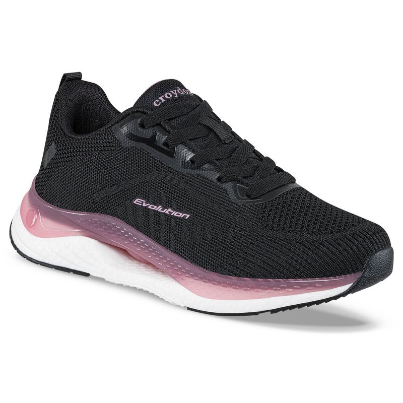 CROYDON - Tenis Running Drize Negro para Mujer Croydon