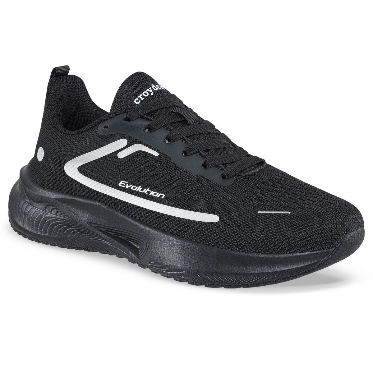CROYDON - Tenis Running Bivix Negro-Negro Croydon para Hombre