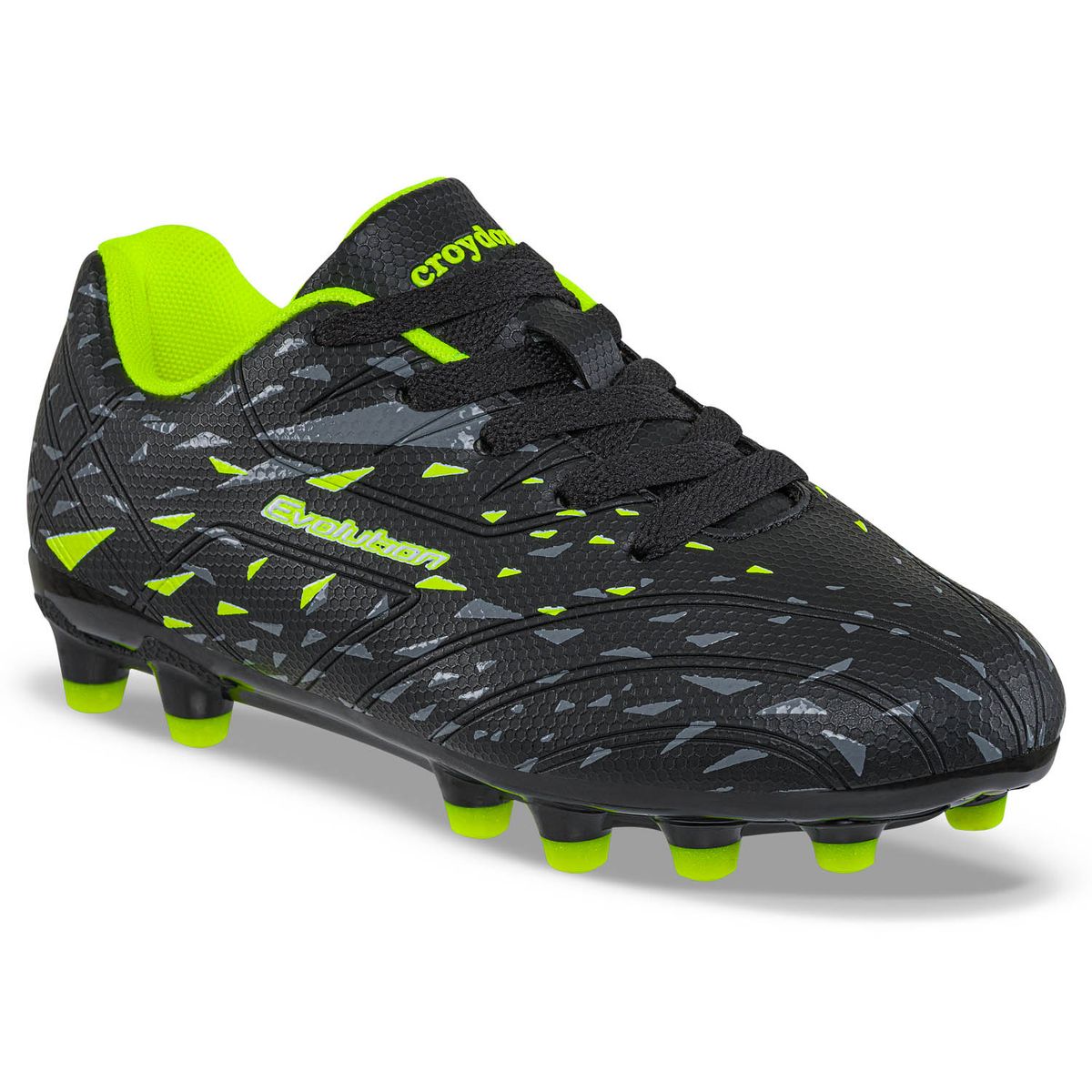 CROYDON - Guayos Grama Aplix Negro Croydon para Niño