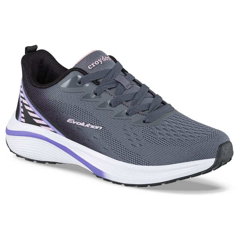 CROYDON - Tenis Running Plump Gris Osc para Mujer Croydon