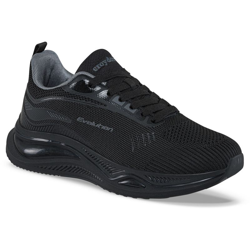CROYDON - Tenis Running Yixol Negro-Negro para Mujer Croydon