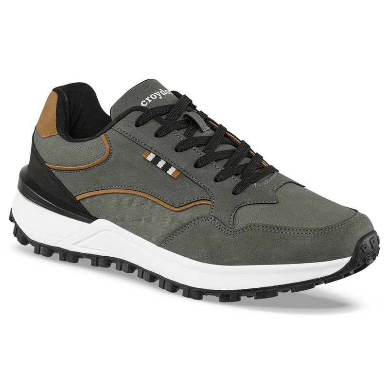 CROYDON - Tenis Urbanos Pehuf Gris para Hombre Croydon