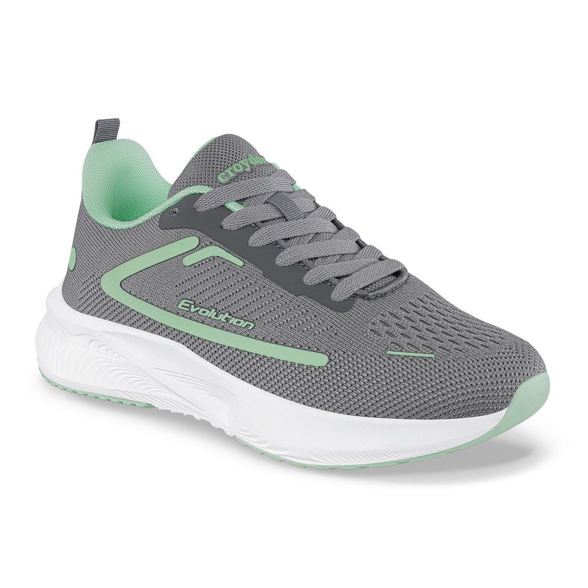 CROYDON - Tenis Running Fuol Gris Croydon para Mujer