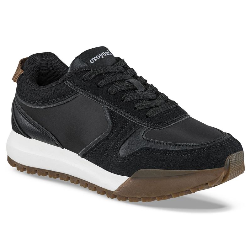 CROYDON - Tenis Urbanos Rizon Negro para Mujer Croydon