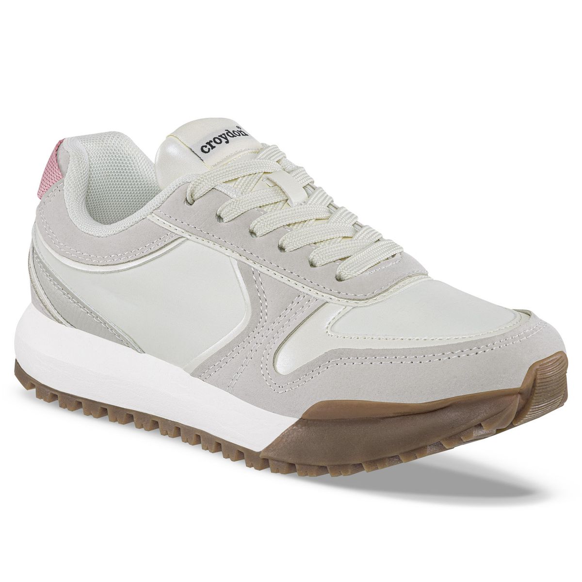 CROYDON - Tenis Urbanos Rizon Beige Croydon para Mujer