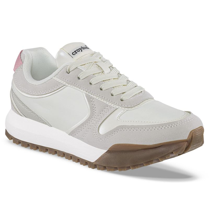 CROYDON - Tenis Urbanos Rizon Beige para Mujer Croydon