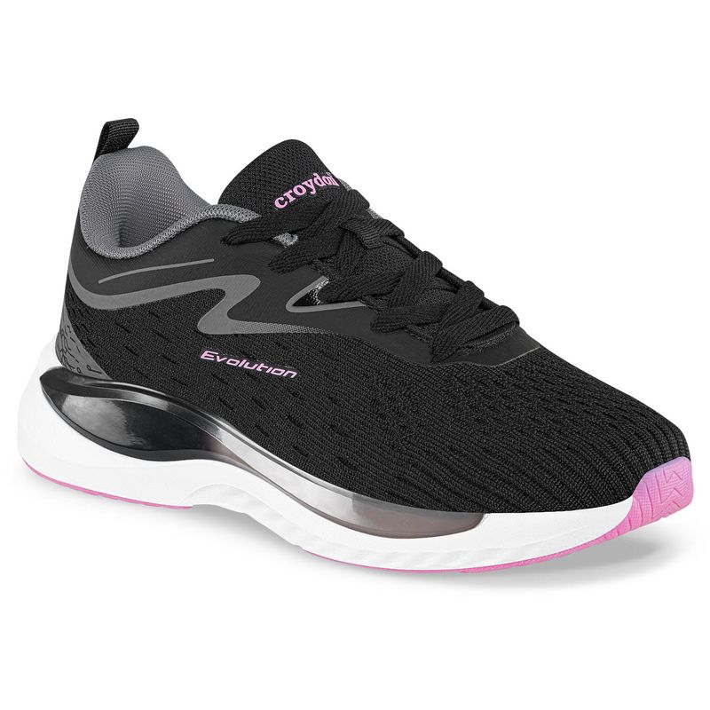 CROYDON - Tenis Running Hoshy Negro para Mujer Croydon