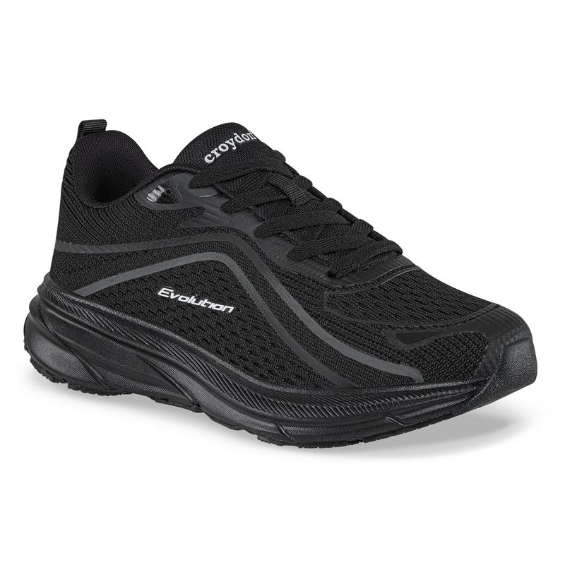 CROYDON - Tenis Running Tibble Negro-Negro para Mujer Croydon