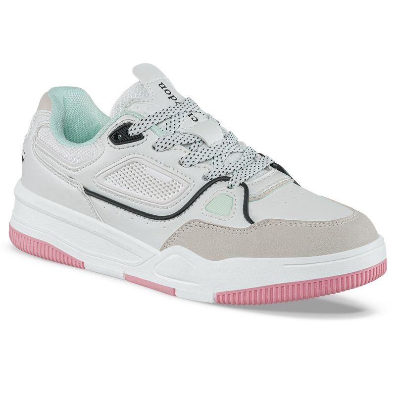 CROYDON - Tenis Urbanos Kynera Blanco-Verde para Mujer Croydon