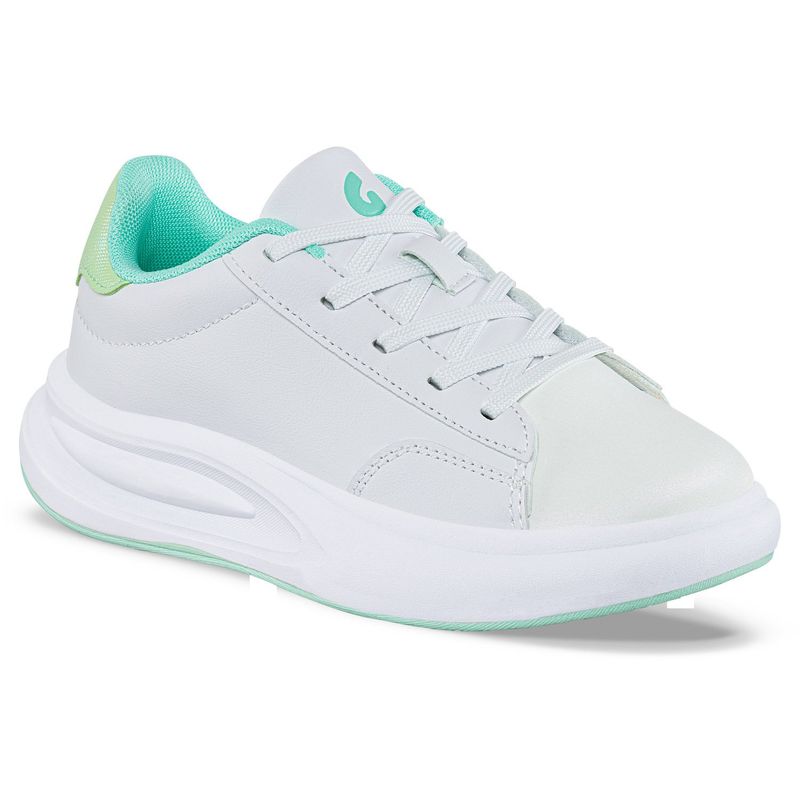 LOS GOMOSOS - Tenis Urbanos Dakal Blanco-Verde para Niña Los Gomosos