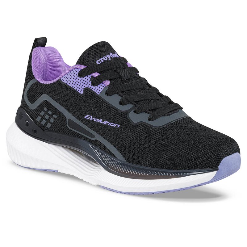 CROYDON - Tenis Running Plonk Negro para Mujer Croydon