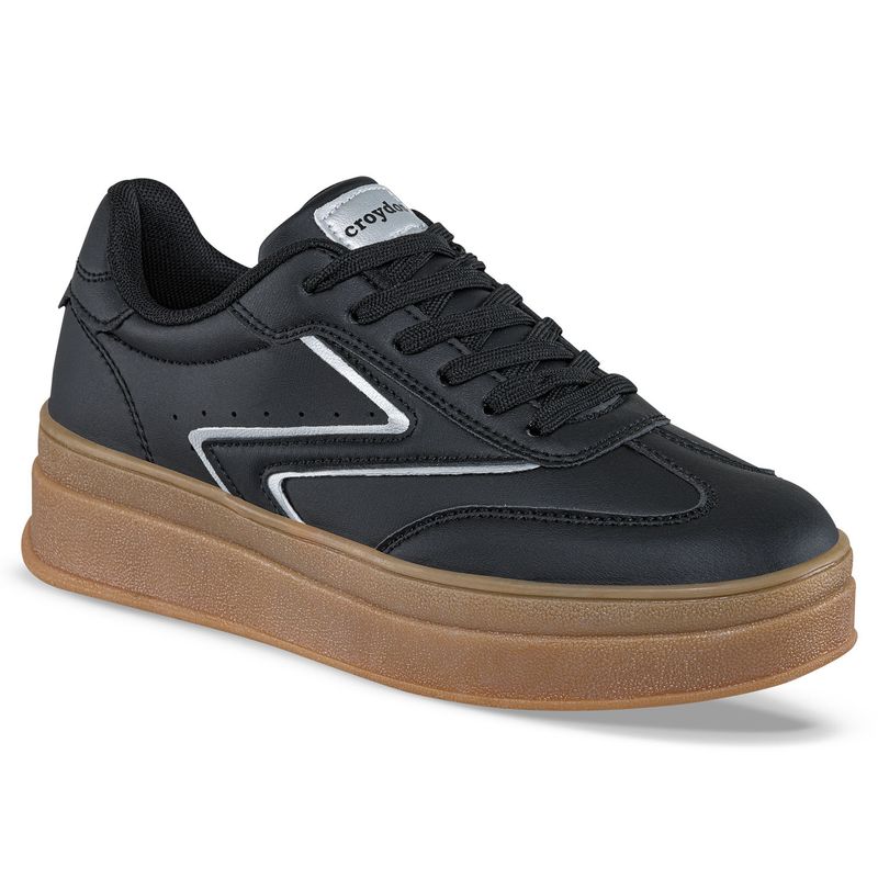 CROYDON - Tenis Urbanos Drix Negro-Blanco para Mujer Croydon