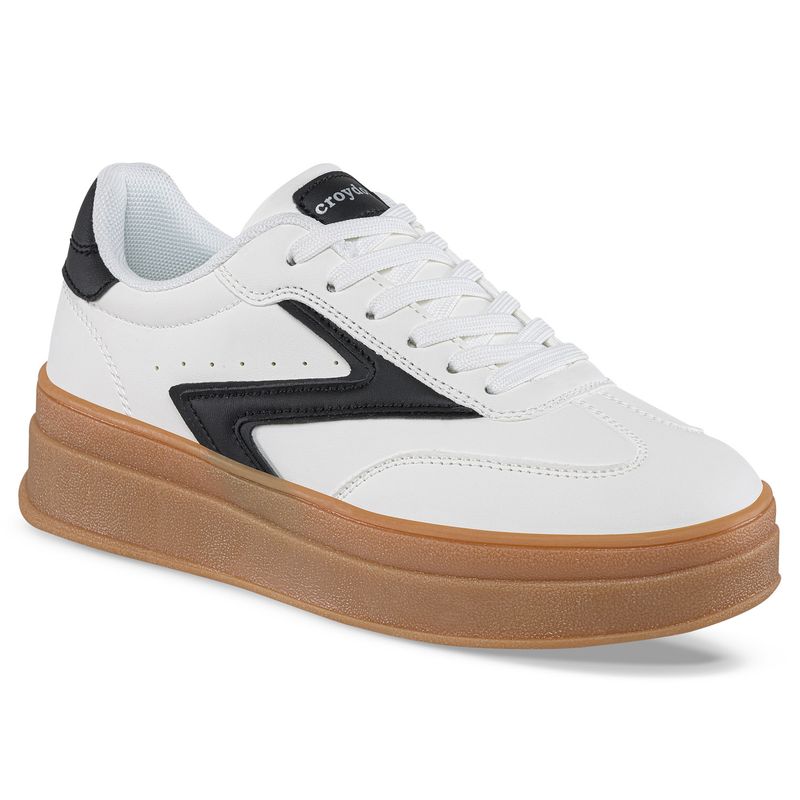 CROYDON - Tenis Urbanos Drix Blanco-Negro para Mujer Croydon
