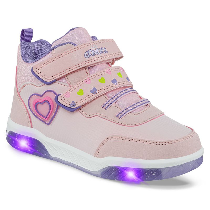 LOS GOMOSOS - Tenis Luces Dencel Rosa para Niña Los Gomosos