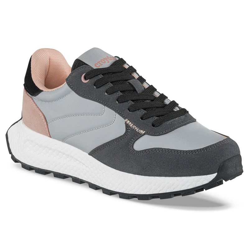CROYDON - Tenis Urbanos Bore Gris para Mujer Croydon