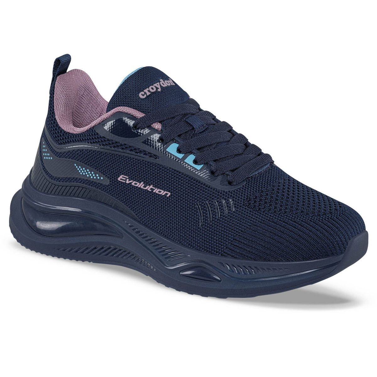 CROYDON - Tenis Running Yixol Azul Osc Croydon para Mujer