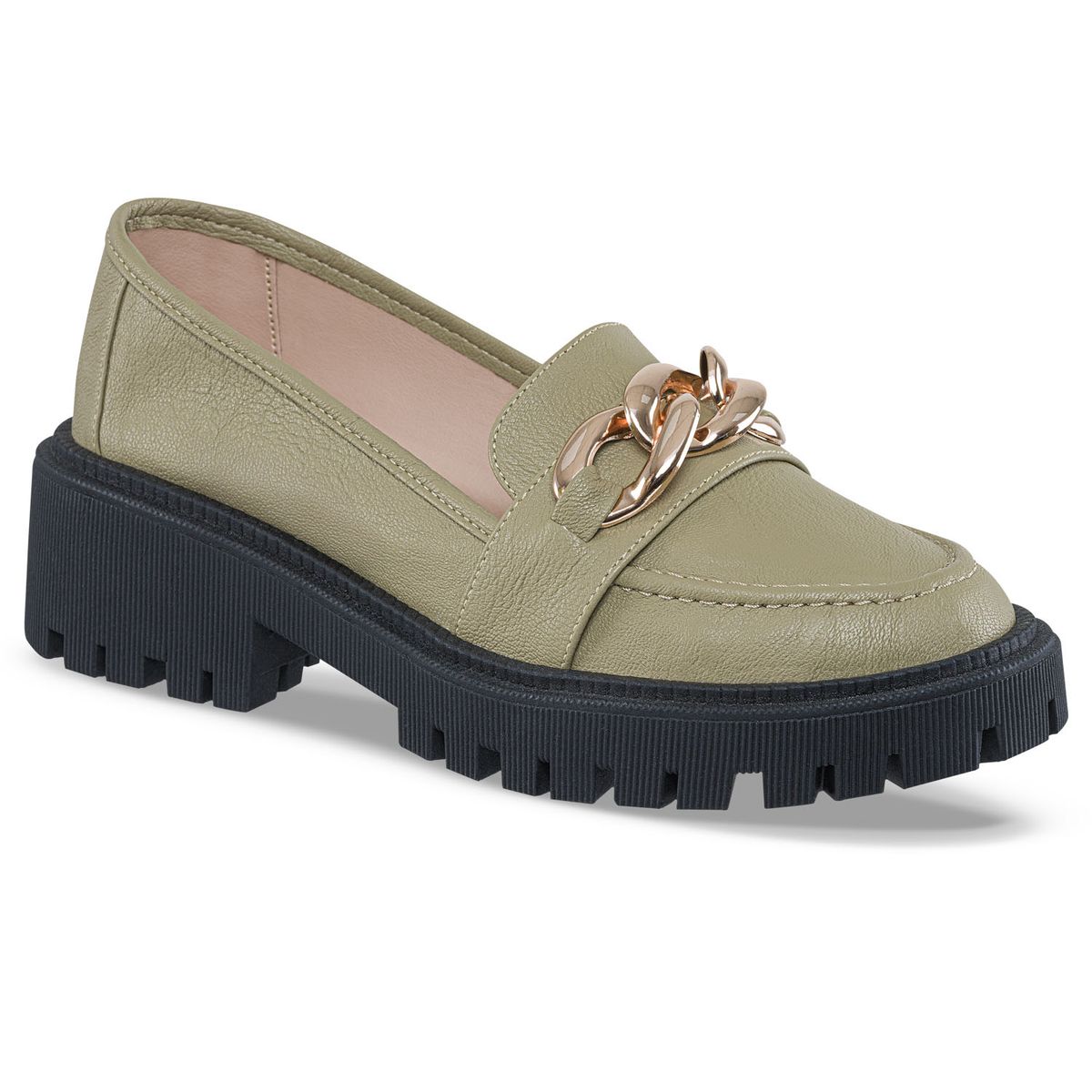 CROYDON - Mocasines Galena Verde Croydon para Mujer