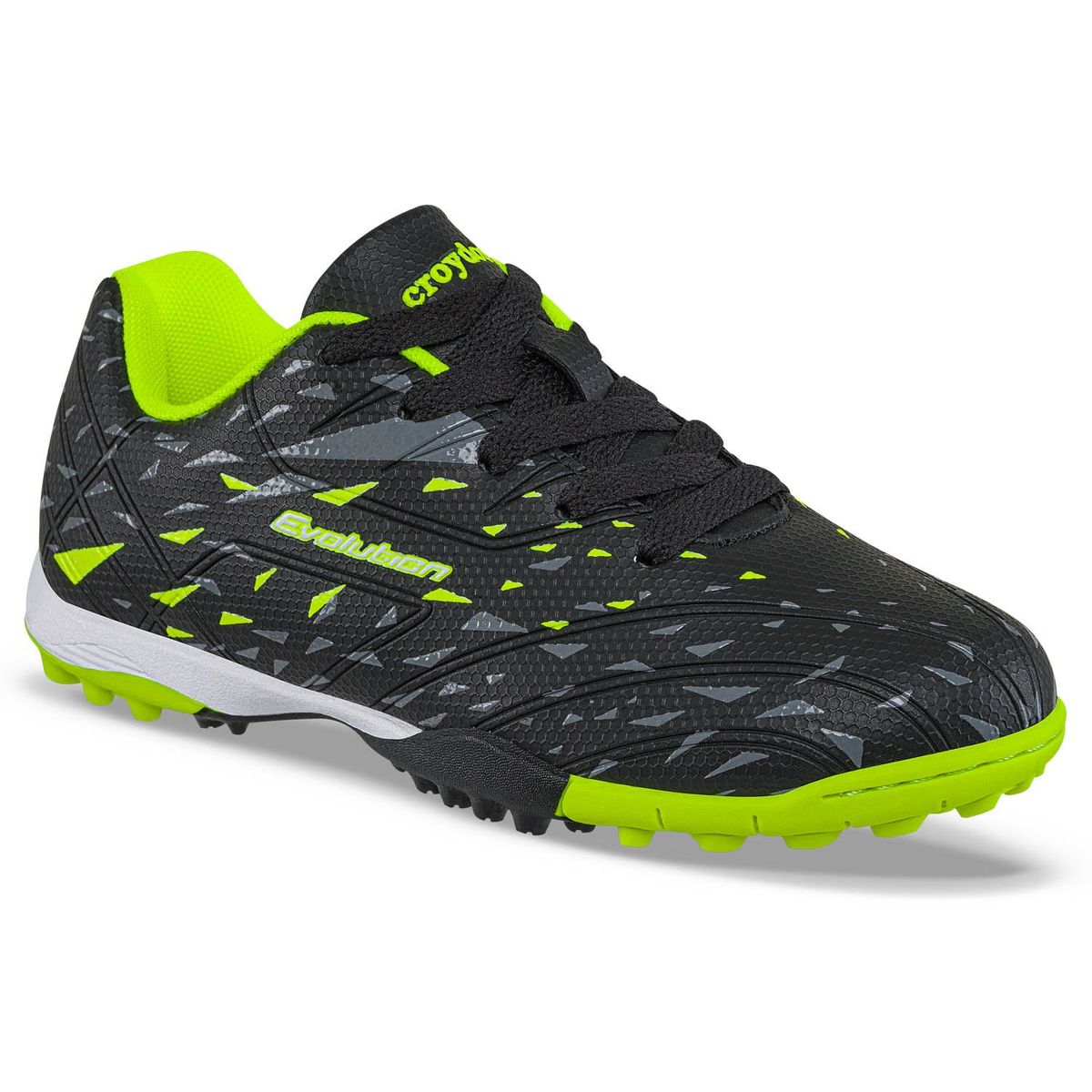 CROYDON - Guayos Sintética Figut Negro Croydon para Niño