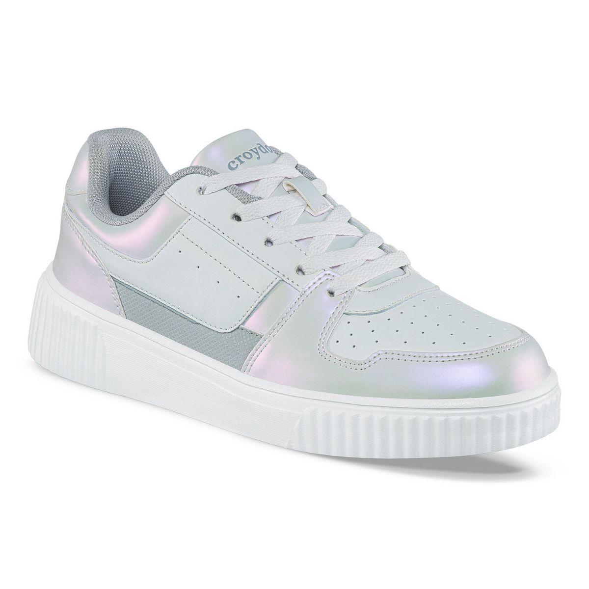CROYDON - Tenis Urbanos Argenyx Blanco-Gris Croydon para Mujer