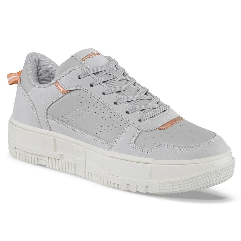 CROYDON - Tenis Urbanos Zik Gris para Mujer Croydon