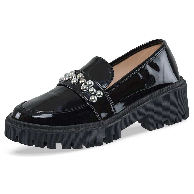 CROYDON - Mocasines Fannie Negro para Mujer Croydon