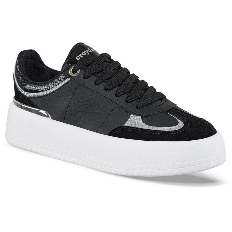 CROYDON - Tenis Urbanos Virginia Negro Croydon para Mujer