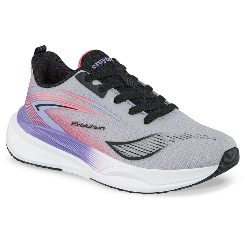 CROYDON - Tenis Running Xirte Gris para Mujer Croydon