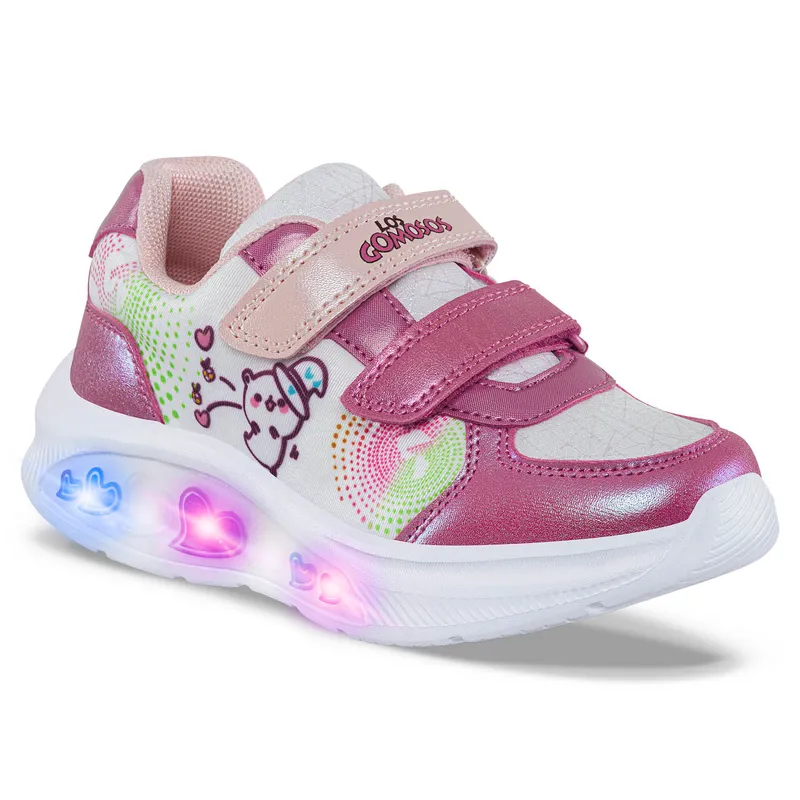 LOS GOMOSOS - Tenis Luces Asfir Fucsia Los Gomosos para Niña
