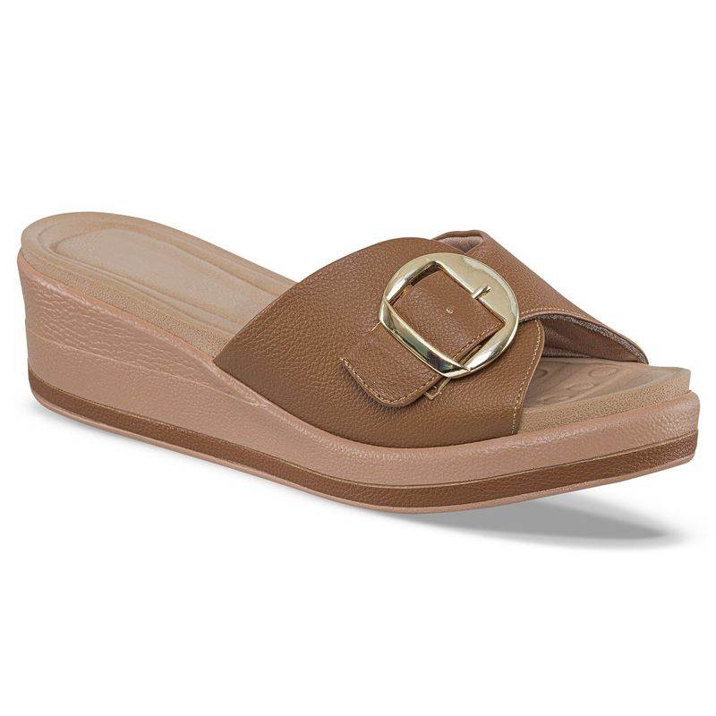 CROYDON - Sandalias Tacón Layna Café para Mujer Croydon