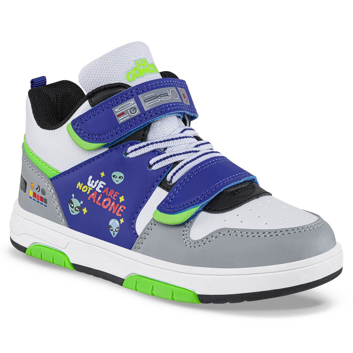 LOS GOMOSOS - Tenis Urbanos Xuna Gris Los Gomosos para Niño