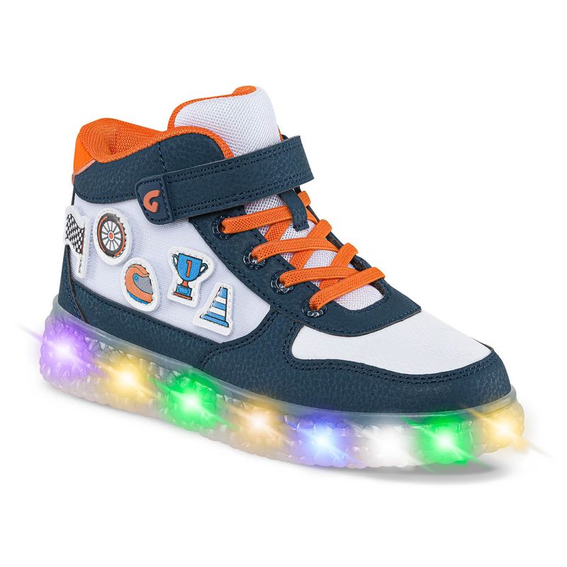 LOS GOMOSOS - Tenis con Luces Dulor Azul Osc para Niño Los Gomosos