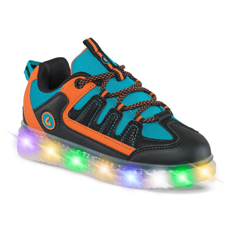 LOS GOMOSOS - Tenis con Luces Isser Negro para Niño Los Gomosos