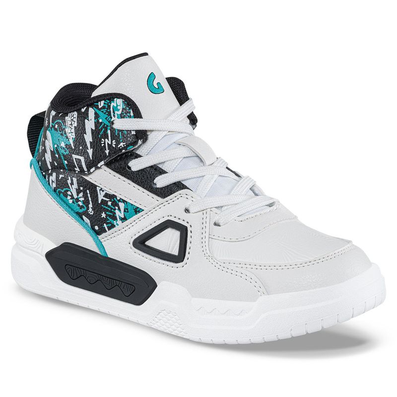 LOS GOMOSOS - Tenis Urbanos Virwo Blanco-Negro para Niño Los Gomosos
