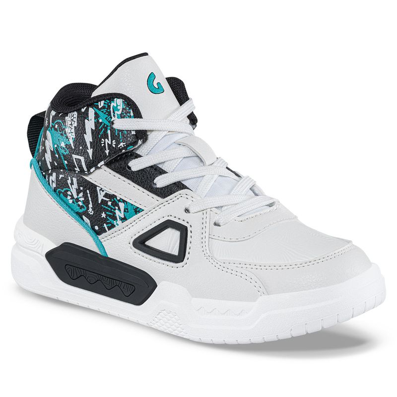LOS GOMOSOS - Tenis Urbanos Virwo Blanco-Negro para Niño Los Gomosos