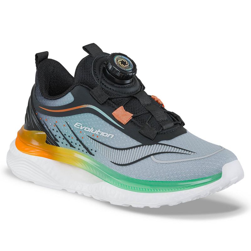 CROYDON - Tenis Running Virdox Verde-Negro para Niño Croydon
