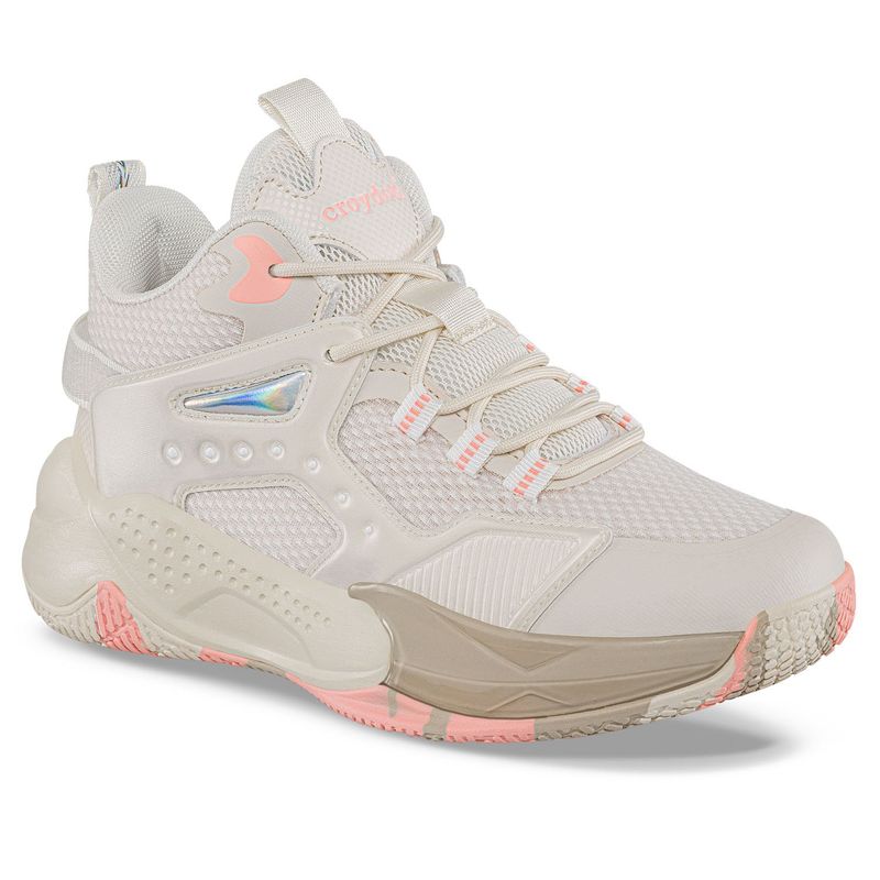 CROYDON - Tenis Running Veire Beige-Coral para Mujer Croydon