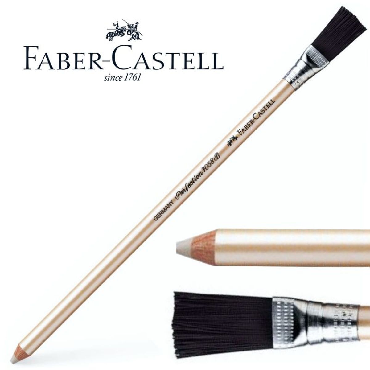 FABER CASTELL - Borrador Con Escobilla Ref 1858003 Faber Castell