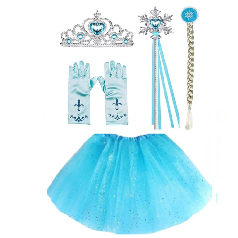 GENERICO - Disfraz De Princesa De Hielo Frozen Con Accesorios