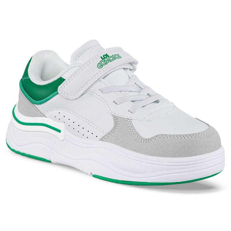 LOS GOMOSOS - Tenis Urbanos Rekon Blanco-Gris para Niño Los Gomosos