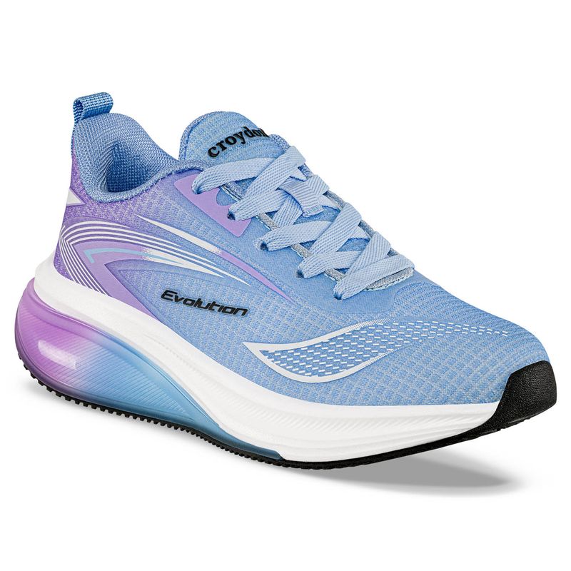 CROYDON - Tenis Running Xarnel Azul-Mora para Niña Croydon